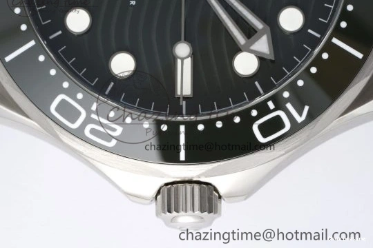 0322 Seamaster Diver 300M ZF 1:1 Best Edition Green Ceramic Green Dial on SS Bracelet A BestValue 7825